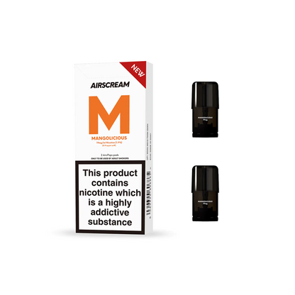 AirsPops By Airscream Pre-filled Replacement Pods 2PCS 1.2ml