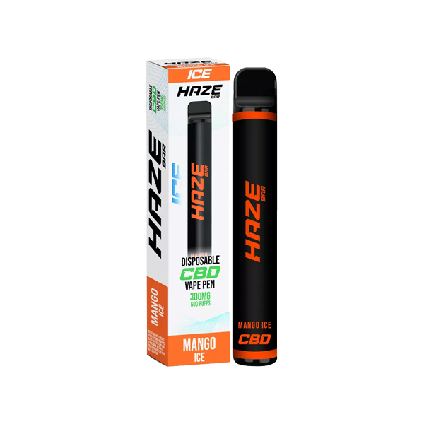 Haze Bar Ice 300mg CBD Disposable Vape Device 600 Puffs