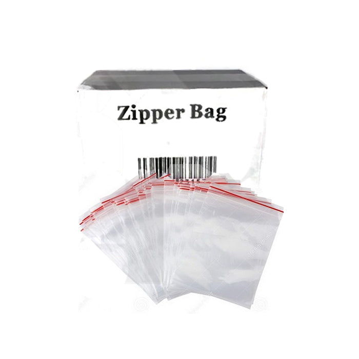 Zipper Branded 45mm x 35mm Clear Baggies